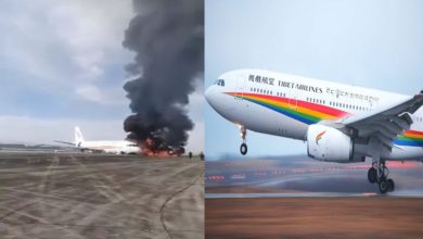Photo of दुनिया : Take-Off के दौरान रनवे से आगे निकला तिब्बत एयरलाइंस का विमान, आग लगने पर यात्रियों में मचा हड़कंप !