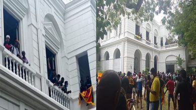 Photo of आवास छोड़कर भागे श्रीलंका के राष्ट्रपति, प्रदर्शनकारियों की उग्र भीड़ ने राष्ट्रपति भवन पर किया कब्जा…