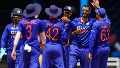 Photo of IND vs WI: अक्षर पटेल ने 27 गेंदों में अर्धशतक लगाकर भारत को दिलाई जीत, श्रृंखला में 2-0 से की बढ़त हासिल