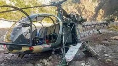 Photo of अरुणाचल प्रदेश मे भारतीय सेना का हेलिकॉप्टर क्रैश, दो पायलट लापता, बचाव कार्य जारी…