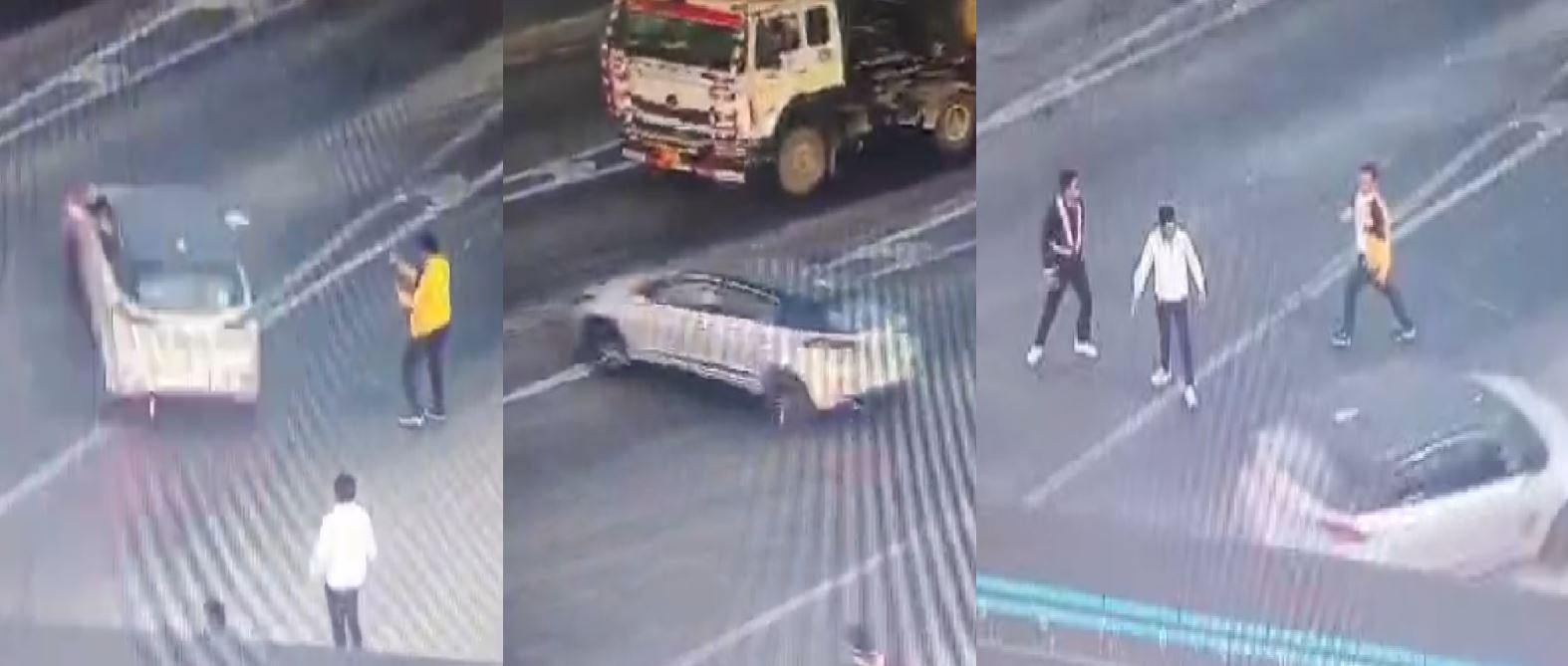 टोल कर्मचारियों को कार से कुचलने का प्रयास, वीडियो सोशल मीडिया पर वायरल