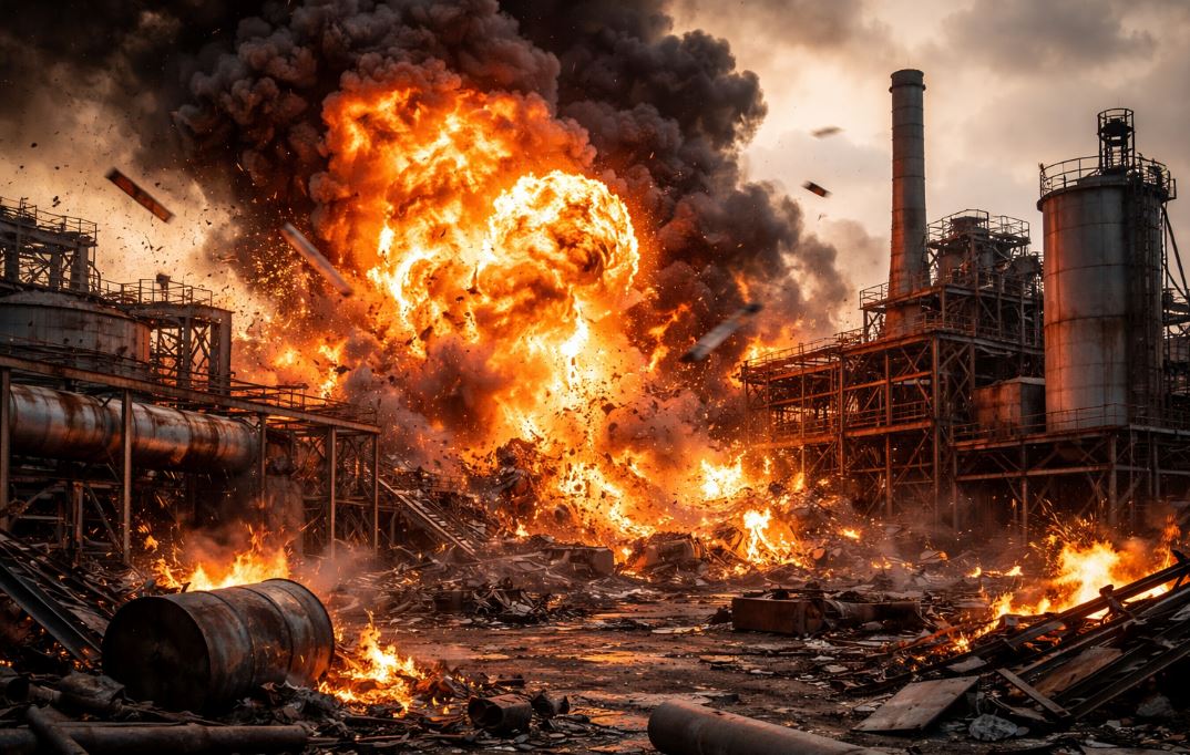 झांसी बबीना इंडो गल्फ फैक्ट्री में भीषण धमाका, किशोर की इलाज के दौरान मौत