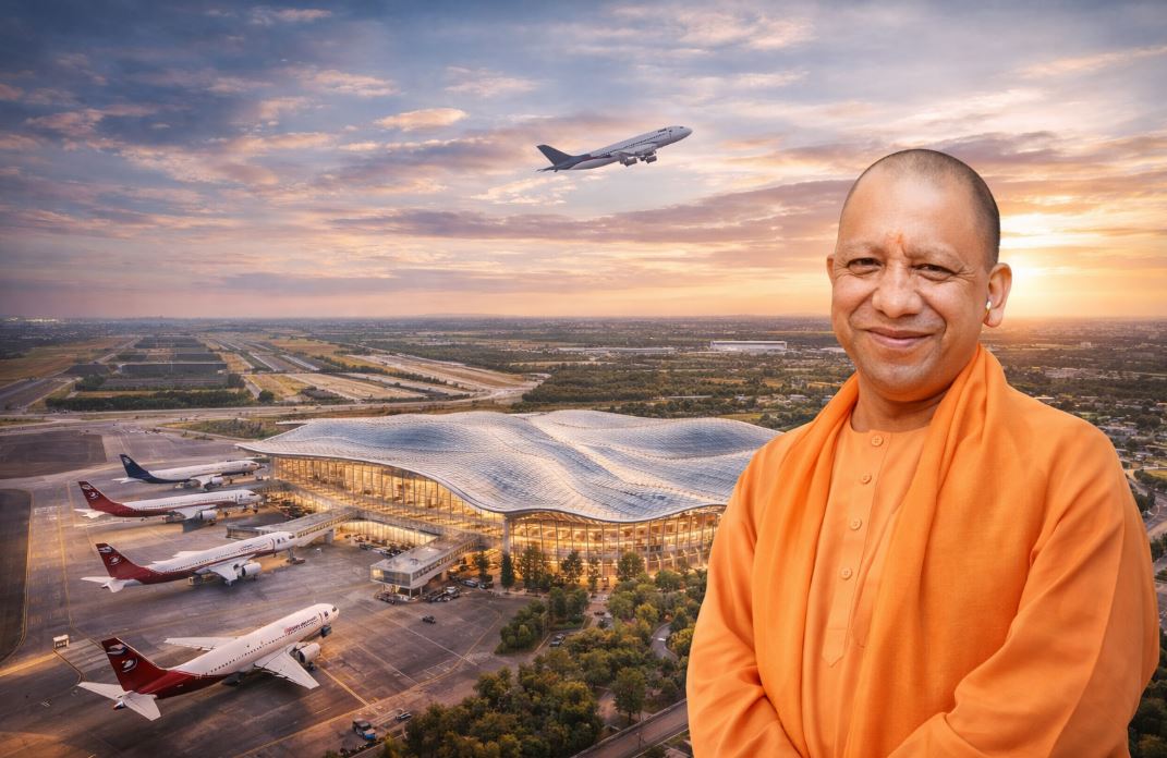 जेवर एयरपोर्ट उद्घाटन पर CM Yogi का बड़ा बयान, बोले- दुनिया में अराजकता लेकिन भारत में हालात नियंत्रित