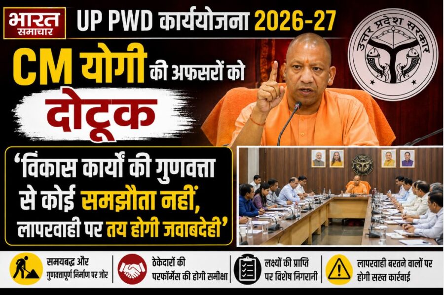 CM योगी की अफसरों को दोटूक- ‘विकास कार्यों की गुणवत्ता से कोई समझौता नहीं, लापरवाही पर तय होगी जवाबदेही’