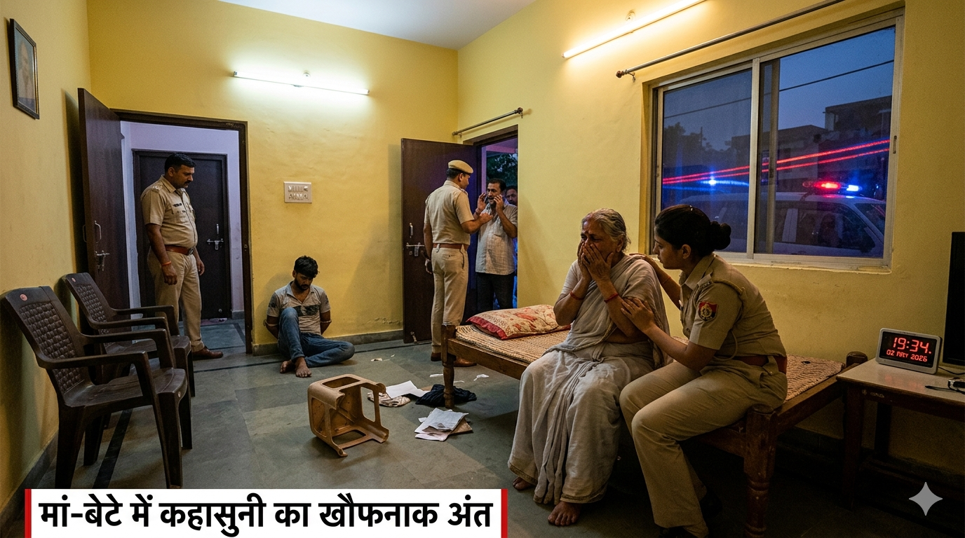 UP BIG NEWS: मां-बेटे में कहासुनी का खौफनाक अंत, एक ने खा लिया जहर, तो दूसरे की सदमे ने ली जान