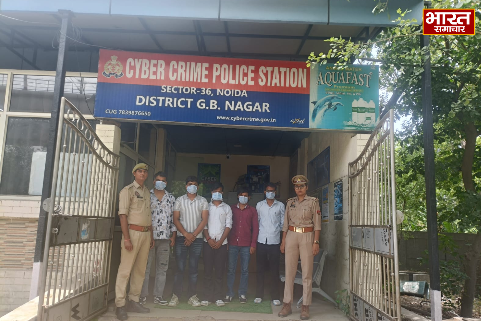 नोएडा में नौकरी दिलाने के नाम पर ठगी करने वाले अंतरराज्यीय गिरोह का भंडाफोड़, सेक्टर-63 से 5 साइबर अपराधी गिरफ्तार
