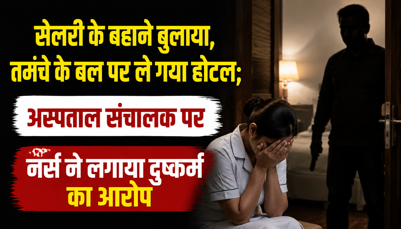 सैलरी के बहाने बुलाया, तमंचे के बल पर ले गया होटल; अस्पताल स