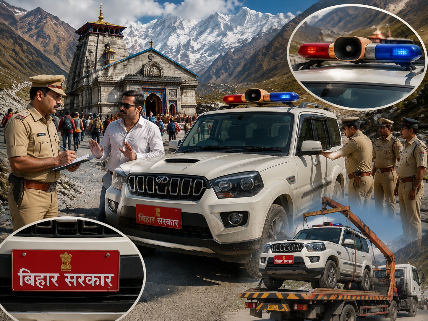 केदारनाथ जा रहे थे ‘फर्जी साहब’, पुलिस ने बीच सड़क पर रोककर 