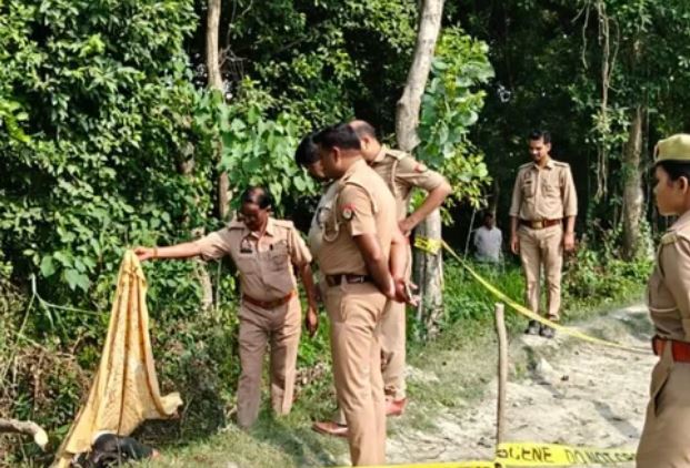 सीतापुर में झील के किनारे मिली अज्ञात युवती की लाश
