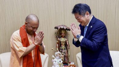 Yamanashi Governor Kotaro Nagasaki of Japan met CM Yogi in Lucknow.